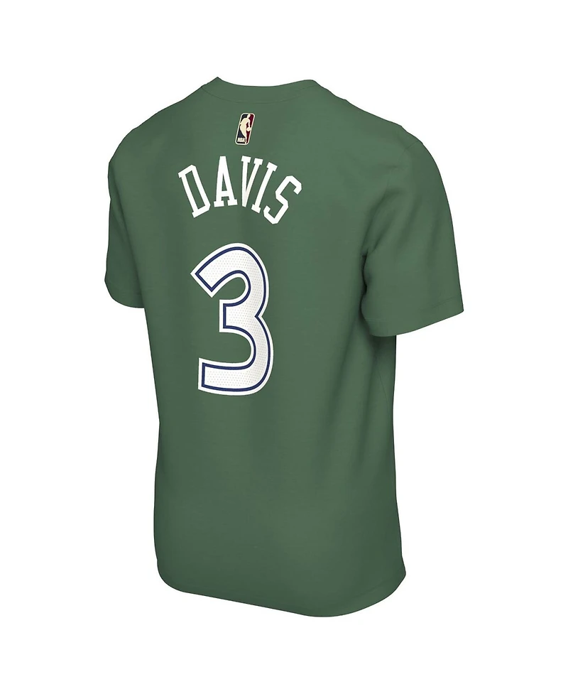 Nike Men's and Women's Anthony Davis Green Dallas Mavericks Name Number T-Shirt