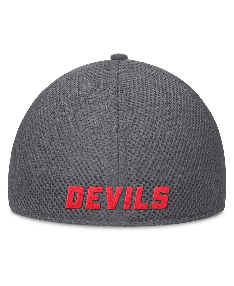 Fanatics Men's Gray New Jersey Devils Clincher Team Stripes Flex Hat