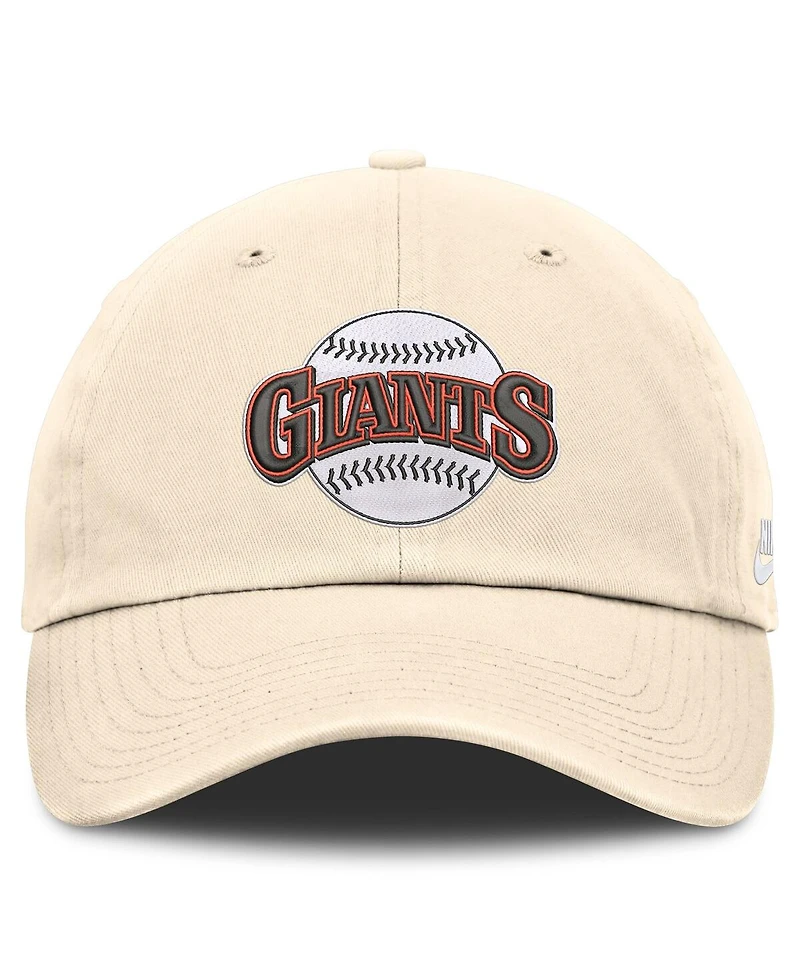 Nike Men's Natural San Francisco Giants Cooperstown Collection Club Adjustable Hat