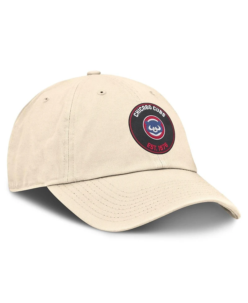 Nike Men's Natural Chicago Cubs Cooperstown Collection Club Adjustable Hat