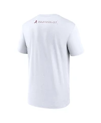 Nike Men's White Alabama Crimson Tide 2025 Courtside Basketball Legend Dri-fit T-Shirt