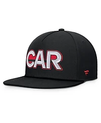 Fanatics Men's Black Carolina Hurricanes Authentic Pro Rink Team Code Snapback Hat