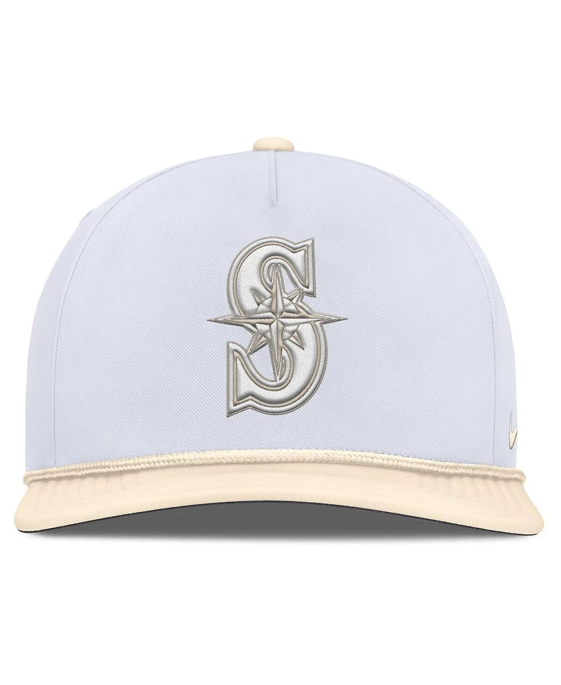 Nike Men's White/Cream Seattle Mariners Pro Performance Snapback Hat