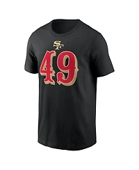 Nike Men's The Faithful Black San Francisco 49ers 2025 Rivalries Collection Name Number T-Shirt