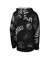 Outerstuff Big Boys and Girls Black San Antonio Spurs Moving Violation Hoodie