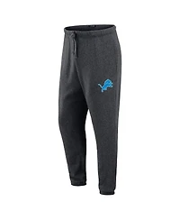 J. Palmer Men's Dark Heather Gray Detroit Lions Players Lounge Tri-Blend Jogger Pants