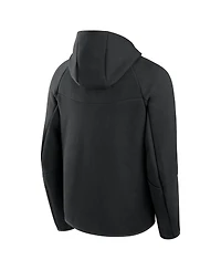 Nike Men's Black Buffalo Bills Tech Fleece Full-Zip Windrunner Hoodie