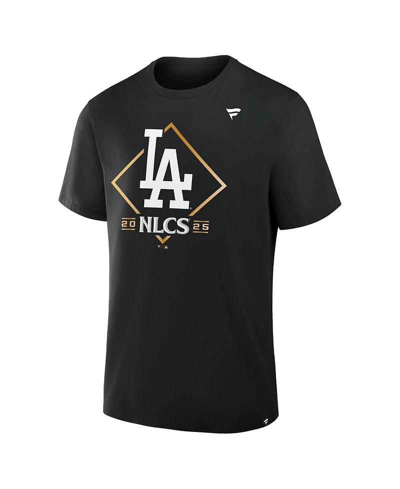 Fanatics Men's Black Los Angeles Dodgers 2025 National League Division Series Champions Locker Room T-Shirt