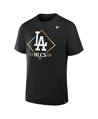 Fanatics Men's Black Los Angeles Dodgers 2025 National League Division Series Champions Locker Room T-Shirt