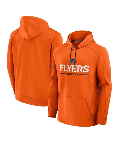 Fanatics Men's Orange Philadelphia Flyers Authentic Pro Rink Hoodie