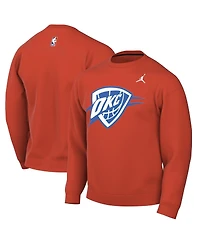 Jordan Men's Orange Oklahoma City Thunder Statement Edition Sweatshirt