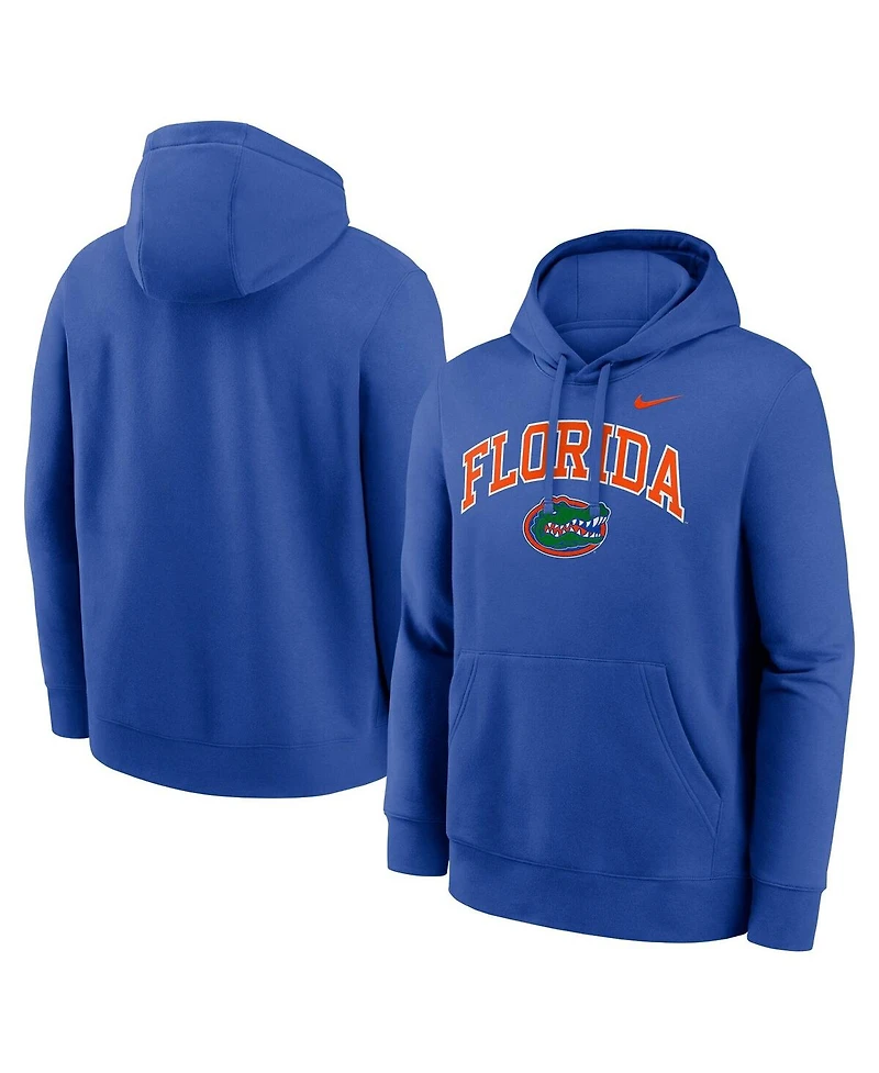 Nike Men's Royal Florida Gators Club Fleece Arch Pullover Hoodie