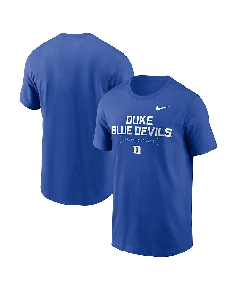 Nike Men's Royal Duke Blue Devils 2025 Courtside Basketball Performance T-Shirt