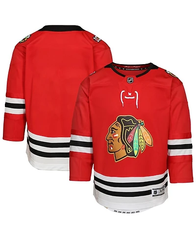 Outerstuff Big Boys and Girls Red Chicago Blackhawks Centennial Premier Jersey