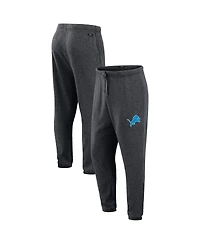 J. Palmer Men's Dark Heather Gray Detroit Lions Players Lounge Tri-Blend Jogger Pants
