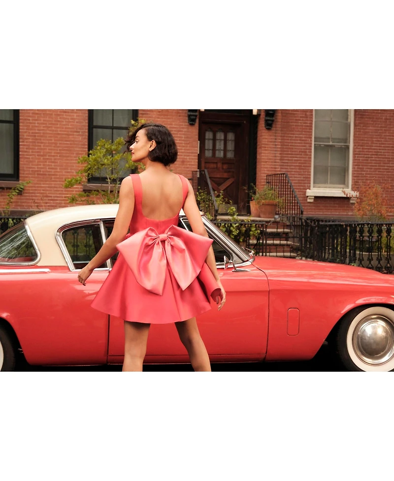 Disney | Macy's Women's Minnie Mouse Bow-Back Fit & Flare Party Dress, Exclusive