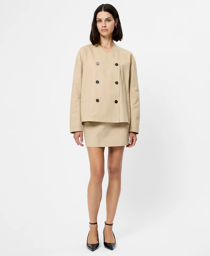 French Connection Women's Double Breasted Jacket