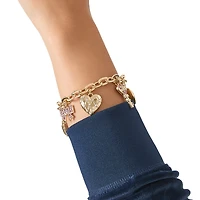 Juicy Couture Heart & Key Charm Bracelet