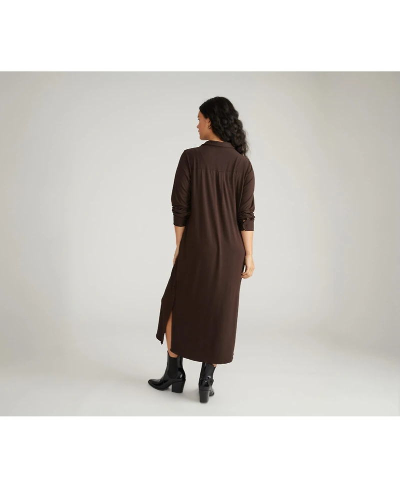 Universal Standard Women's Sally Liquid Jersey Shirt Dress