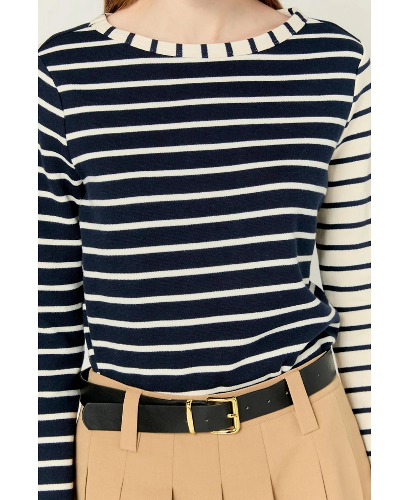 English Factory Women's Multi Stripe T-Shirt