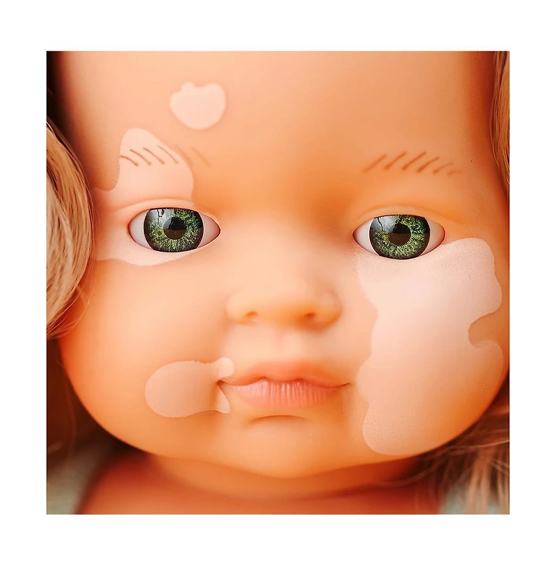 Miniland My Friends and Me Collection Baby Girl Doll with Dark Blonde Hair and Vitalago