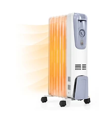 Sugift 1500W Oil Filled Radiator with Thermostat and 4 Bottom Wheels