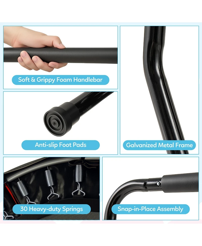 Sugift 40 Inch Trampoline for Kids Indoor Outdoor Fitness