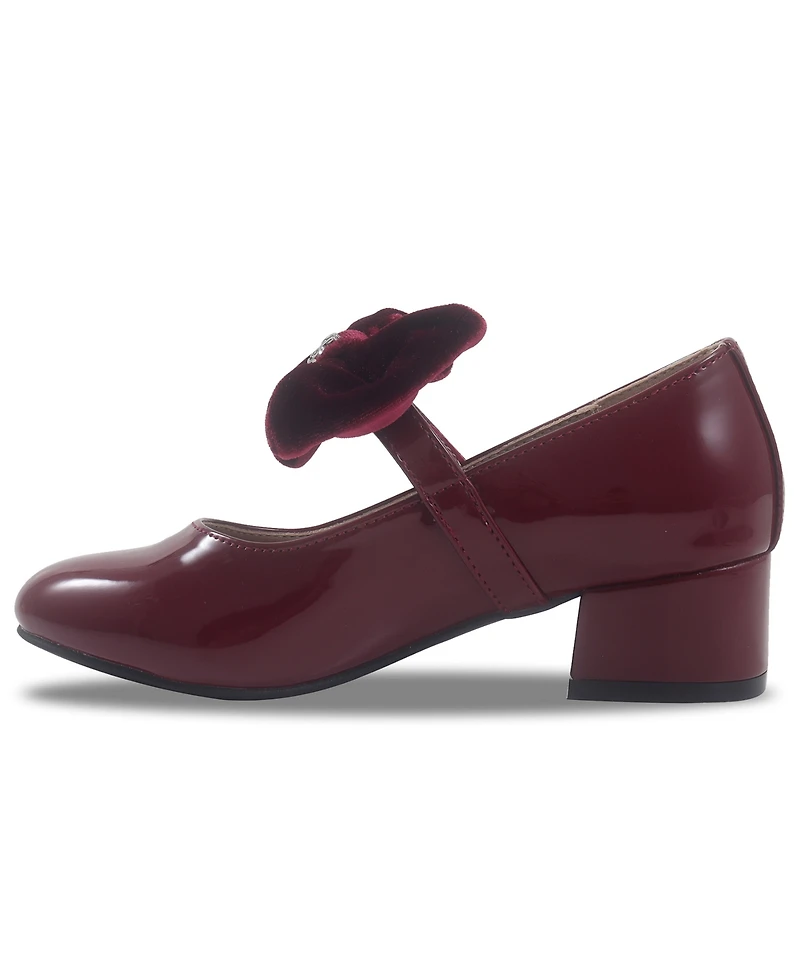 Sam & Libby Little and Big Girls' Bianca Lily Bow Dress Shoe