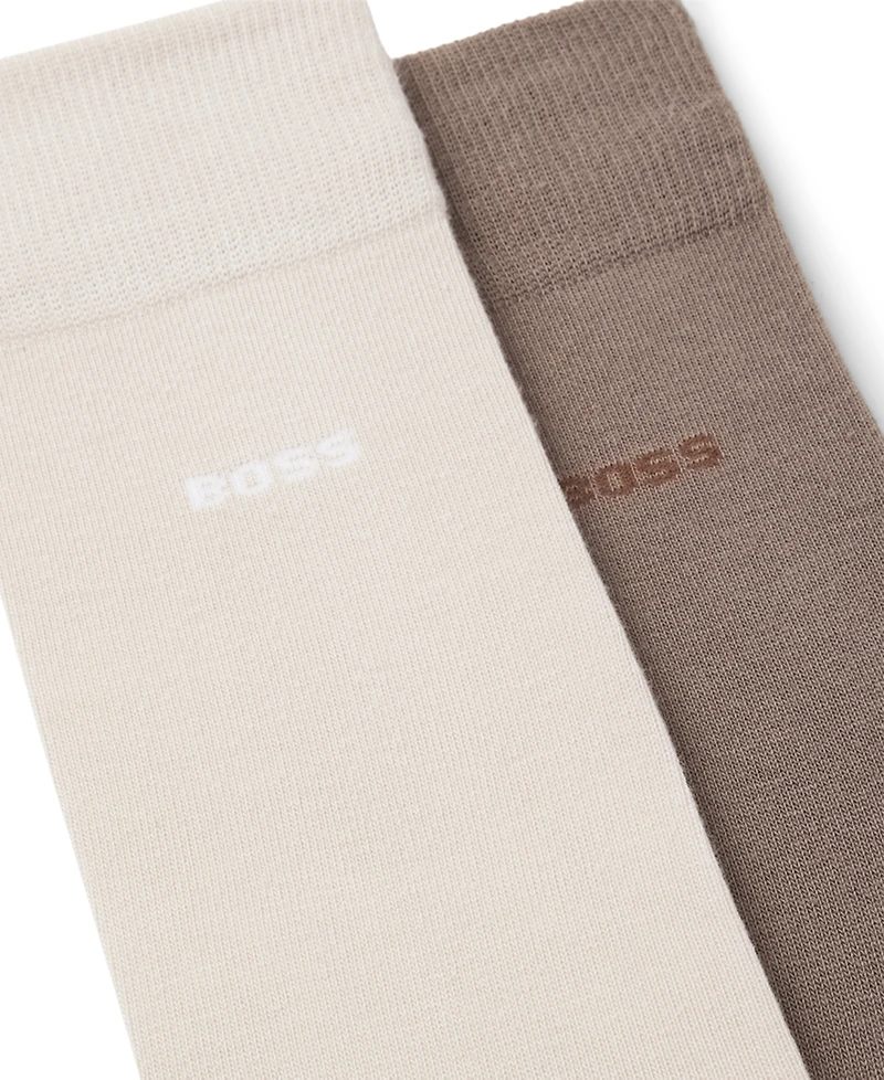 Hugo Boss Men's 2-Pack Regular Length Solid Socks