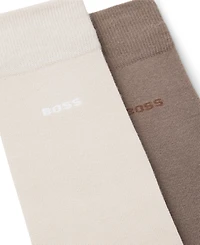 Hugo Boss Men's 2-Pack Regular Length Solid Socks