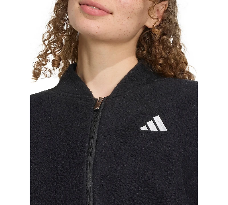 adidas Women's Full Zip Loose Fit Jacket