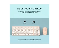 risokeys Wireless Keyboard And Mouse Combo Ultra Slim