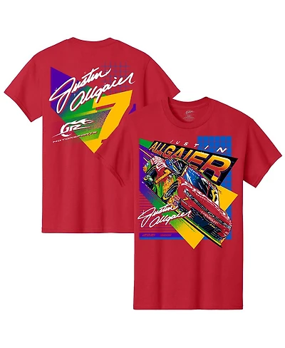 Jr Motorsports Official Team Apparel Men's Red Justin Allgaier Brandt Car T-Shirt
