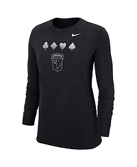 Nike Women's Black Army Knights 2024 Rivalry Collection Suit Long Sleeve T-Shirt