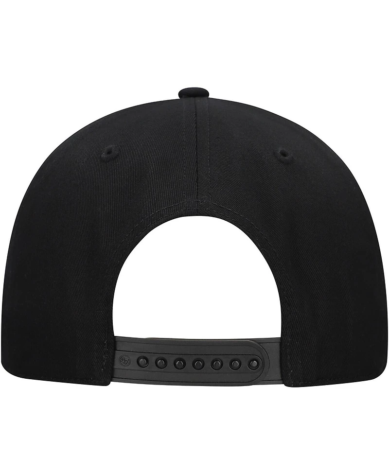 '47 Brand Men's Black New York Knicks Core Logo Hitch Adjustable Hat