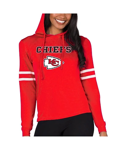 Concepts Sport Women's Red Kansas City Chiefs Marathon Lightweight Lounge Pullover Hoodie