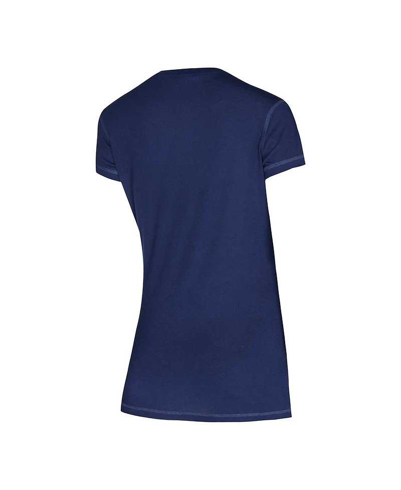 Concepts Sport Women's 2-Piece Navy Cal Bears Vector Top and Flannel Pants Sleep Set