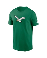 Nike Men's Kelly Green Philadelphia Eagles Rewind Logo Essential T-Shirt