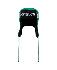 New Era Men's Kelly Green Philadelphia Eagles Helmet Head Trapper Knit Hat