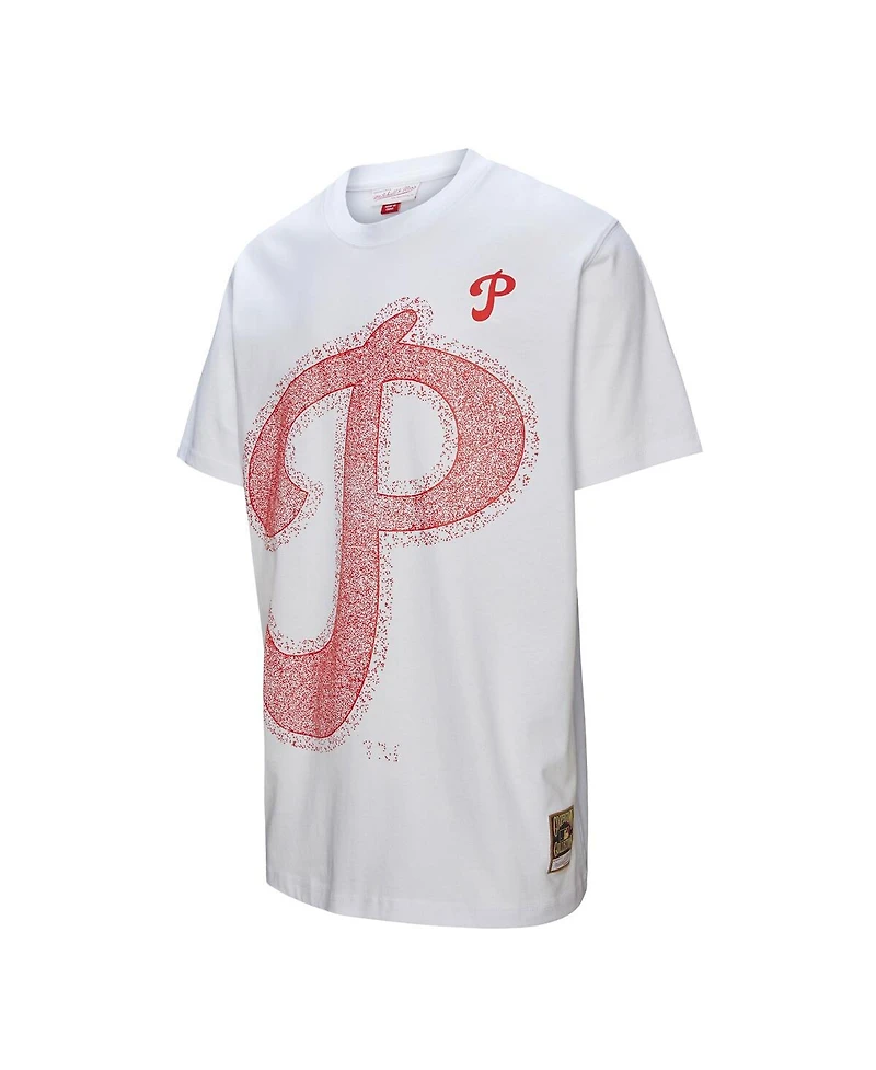 Mitchell & Ness Women's White Philadelphia Phillies Striker Premium Graphic T-Shirt
