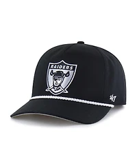 '47 Brand Men's Black Las Vegas Raiders Rope Hitch Adjustable Hat