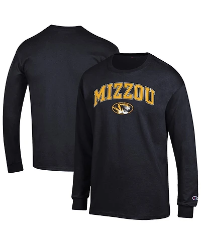 Champion Men's Black Missouri Tigers Arch Over Logo Long Sleeve T-Shirt