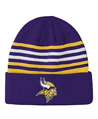 Outerstuff Big Boys and Girls Purple Minnesota Vikings Essentials Cuffed Knit Hat