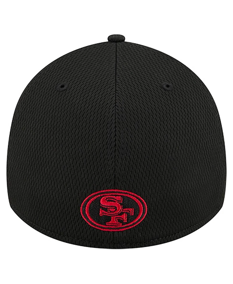 New Era Men's Black San Francisco 49ers Scoreboard 39THIRTY Flex Hat