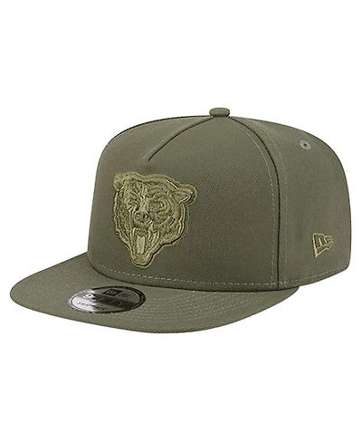 New Era Big Boys and Girls Olive Chicago Bears Color Pack A-Frame 9FIFTY Snapback Hat