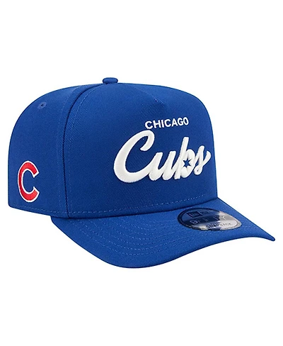 New Era Men's Royal Chicago Cubs Local Play A-Frame 9FIFTY Snapback Hat