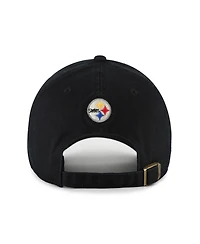 '47 Brand Women's Black Pittsburgh Steelers Zoey Clean Up Adjustable Hat