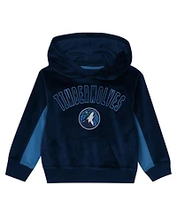 Outerstuff Preschool Navy Minnesota Timberwolves Velour Hoodie