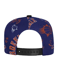Outerstuff Big Boys and Girls Purple Phoenix Suns Street Hooper Allover Print Snapback Hat