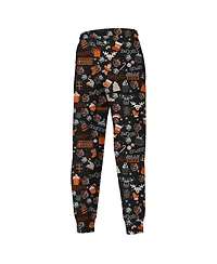 Outerstuff Big Boys and Girls Black Cincinnati Bengals Chestnut Holiday Sleep Set